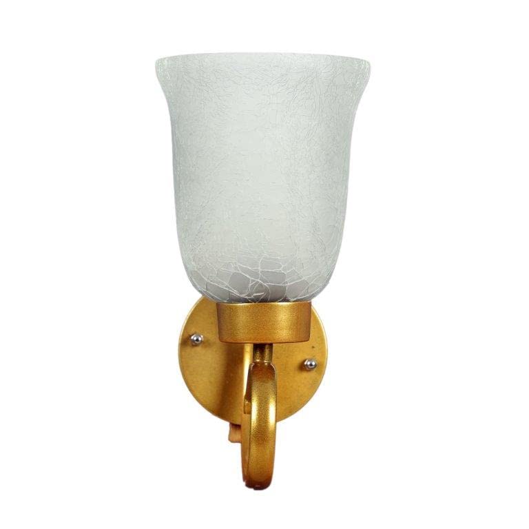 ELIANTE Modern Wall Light | Antique Gold Iron | Decorative Wall Lamp for Bedroom and Living Room | LED Lamp Included | 3 Years Warranty