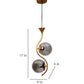 Eliante Aunque Gold Iron Hanging Light - E27 holder - without Bulb - JS-4165-2LP