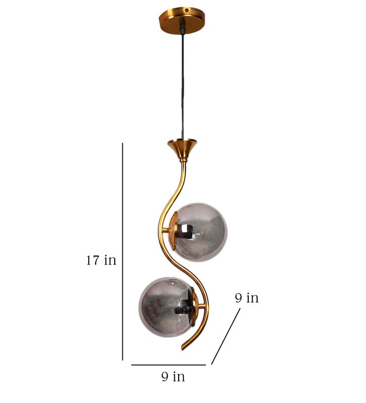 Eliante Aunque Gold Iron Hanging Light - E27 holder - without Bulb - JS-4165-2LP
