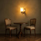 Antique Brass Metal Wall Light - NO-1-1W - Included Bulb