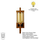 ELIANTE Oro Metal Wall Light Gold for Living Room, Bedroom, Dining Room, Kitchen | 3 Years Warranty | LED Lamp Included