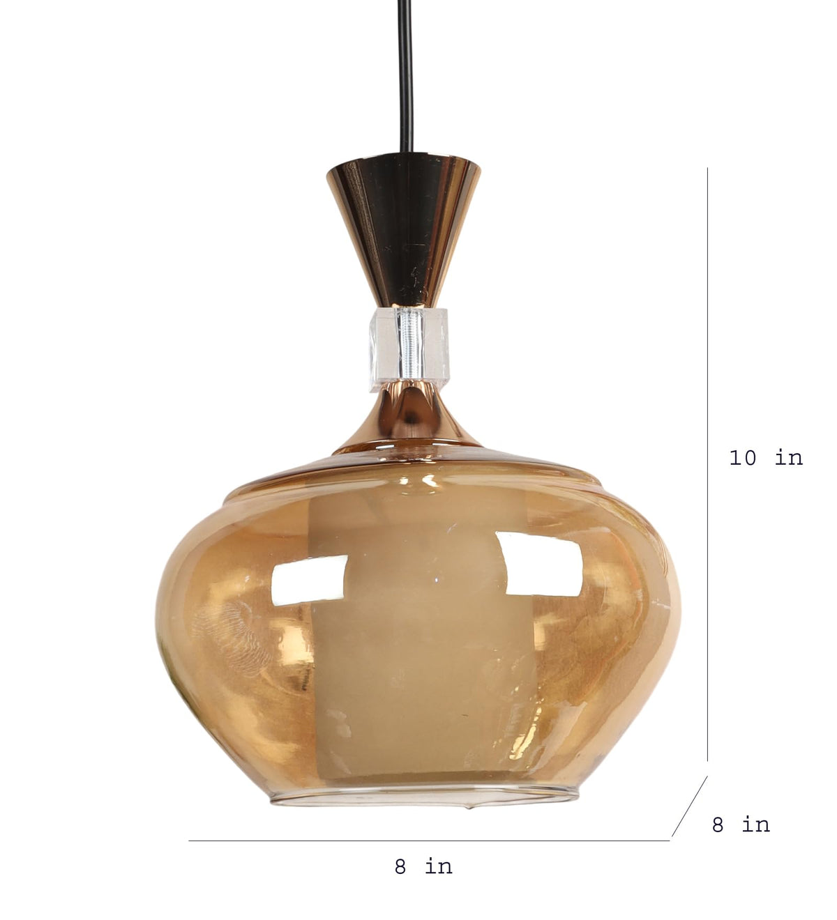 Eliante by Jainsons Lights | Gold Iron Hanging Light | 3171-HL