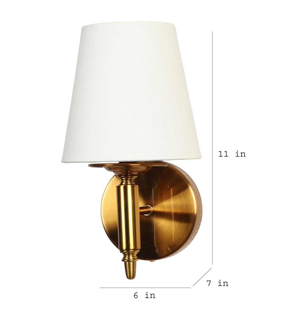 Eliante by Jainsons Lights | Gold Iron Wall Light | A-SL