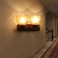 ELIANTE Inexpensive Brown Iron Wall Lights - S-173-2W - | 3 Years Warranty | 2 LED Lamps Included