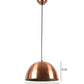 ELIANTE Copper Metal Hanging Light 10-INCH-Ganja-HL-COP+GD | 3 Years Warranty | LED Lamp Included
