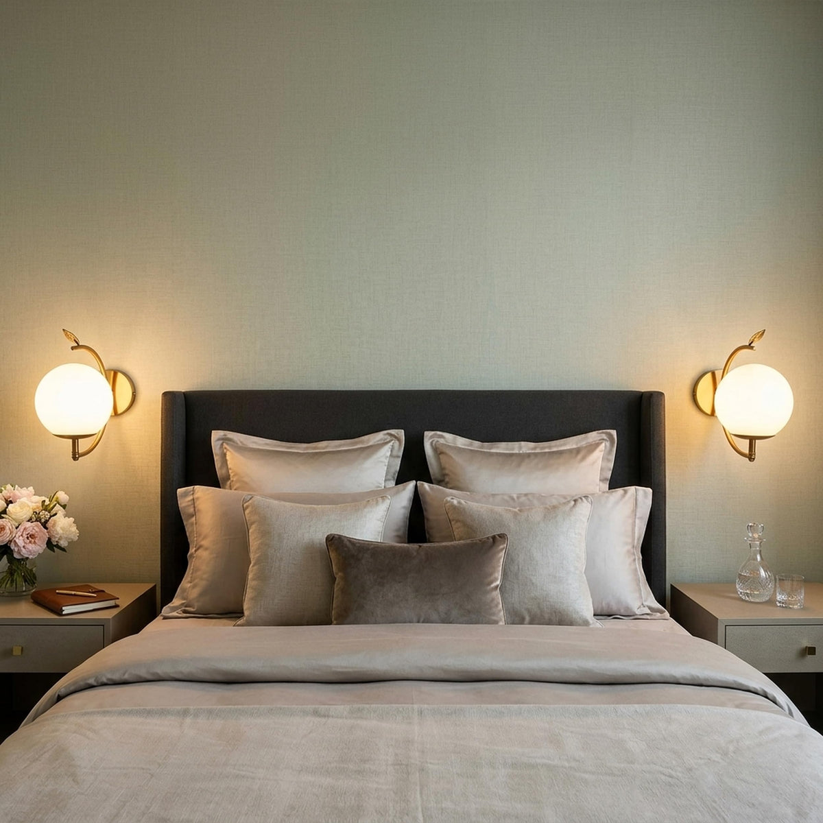 ELIANTE Verdant Black Iron Wall Lights - S-273-1W - | 3 Years Warranty | LED Lamp Included