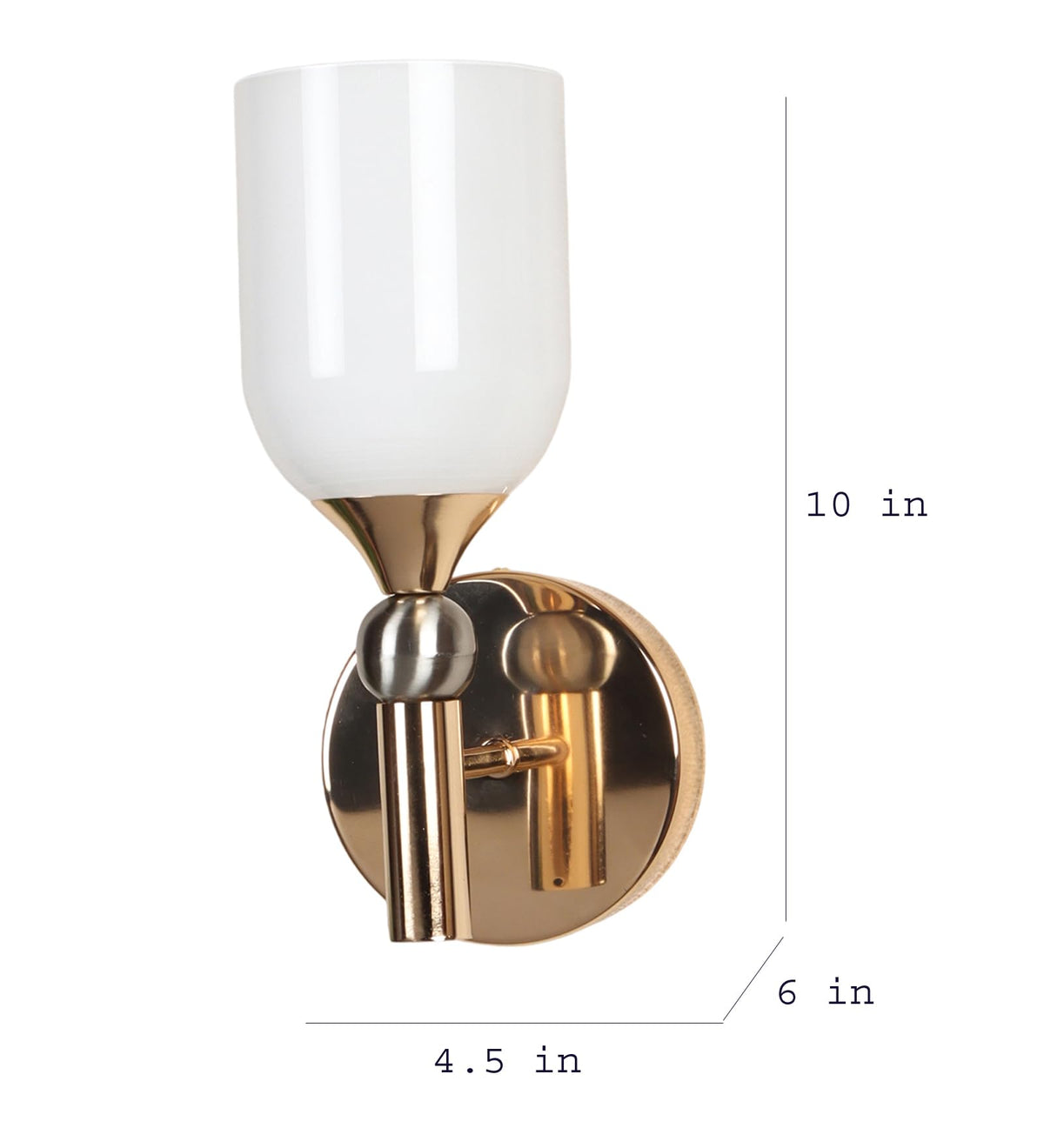 Eliante by Jainsons Lights | Gold Iron Wall Light | S-611-1W