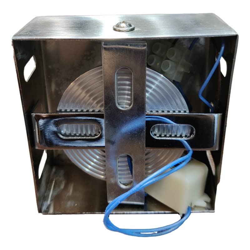 LAVOV Aluminium 3W- Square Surface Cob Downlight - Surface, Body Colour - Satin Nickel, LED - Warm White (3k) | 2 Years Warranty | by Jainsons Lights
