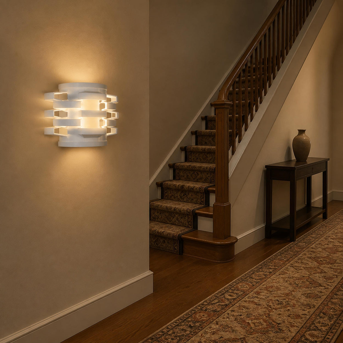 ELIANTE White Metal Wall Light - MT-2678-2W - | 3 Years Warranty | with LED Lamp(s) Included