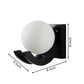 ELIANTE Wood Wall Light Black for Living Room, Bedroom, Dining Room, Kitchen | 3 Years Warranty | with LED Lamp(s) Included