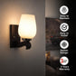 wooden Wood Wall Light - CHIDIYA-WALL-WD - Included Bulb