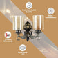 Paxton Aluminium Wall Mounted Uplight Sconce (Antique Brass) | JS-1213-2W | Included Bulb | Eliante by Jainsons Lights
