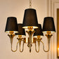 Eliante by Jainsons Lights | Gold Iron Chandelier | KUPPI-5LP-BK