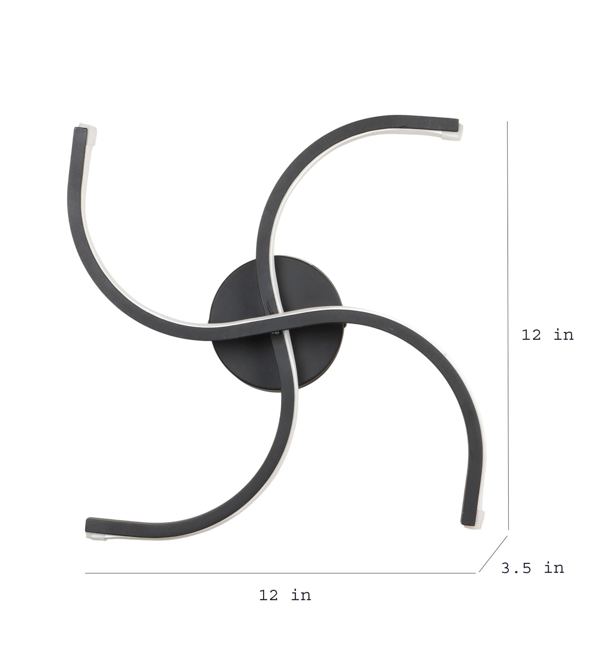 Eliante by Jainsons Lights | Black Iron Wall Light | SWASTIC-LED