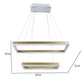Elmina Gold Acrylic Hanging Light  | Inbuilt LED |  | 1215 | Included Bulb | Eliante by Jainsons Lights