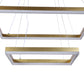 Elmina Gold Acrylic Hanging Light  | Inbuilt LED |  | 1215 | Included Bulb | Eliante by Jainsons Lights