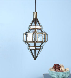 Emira Gold Iron Hanging Light  | E27 holder | Included Bulb | Eliante by Jainsons Lights