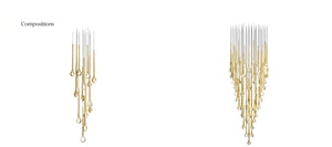EYELET Needle-Glass Suspension Collection – A Statement Piece for Formal Dining & Grand Lobbies