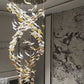 Verdantia Leaf Chandelier – Modern Luxury Lighting for Living Room, Dining & Staircase