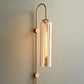 JS-SCH FLOAT AMBER BRUSH BRASS Wall Light