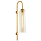 JS-SCH FLOAT AMBER BRUSH BRASS Wall Light
