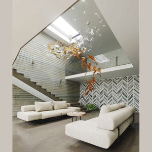 Flying Leaves Crystal Suspension Collection – full view