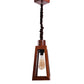 Wooden Wood Hanging Light -Fm-HL - Included Bulb