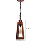 Wooden Wood Hanging Light -Fm-HL - Included Bulb