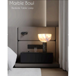 JS-TL Marble Bowl Mizy Table Lamp Marbel Table Lamp