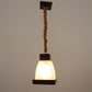 Wooden Wood Hanging Light - G-220-1P - Included Bulb