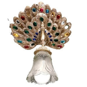 JS-LBR Front Peacock Golden Novelty Wall Lights