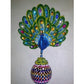 JS-LBR Front Peacock Golden Novelty Wall Lights