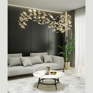 FROZEN Gilded Frosted Crystal Suspension Collection – full view