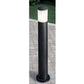 Fumangali AMELIA 800 Mordern Garden Bollard Lights 8.5w Black Made in Italy