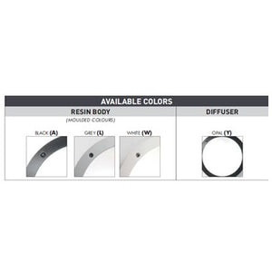 Fumangali GABRI REMI/LUCIA 1L Led Garden Bollard Lights E27 Black Made in Italy