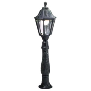 Fumangali IAFET R NOEM Classic Garden Bollard Lights 15w/30w Black/White Made in Italy