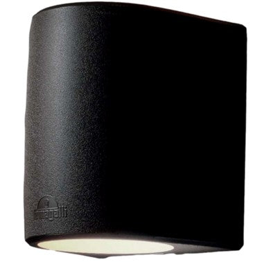 Fumangali MARTA 160 WITH LAMP Narrow Beam Outdoor wall Lights 2x3w Black Made in Italy