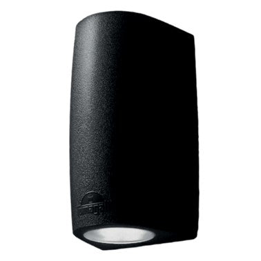 Fumangali MARTA WITH LAMP Narrow Beam Outdoor wall Lights 2x3.5w Black Made in Italy