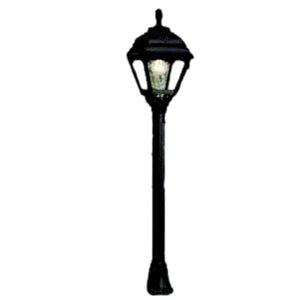 Fumangali MIZAR CEFA Classic Garden Bollard Lights E27 Black/White Made in Italy