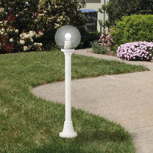 Fumangali MIZAR G250 Mordern Garden Bollard Lights E27 Black/White Made in Italy