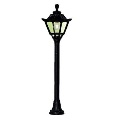 Fumangali MIZAR GOLIA Classic Garden Bollard Lights E27 Black/White Made in Italy