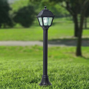 Fumangali MIZAR MARY Classic Garden Bollard Lights E27 Black/White Made in Italy