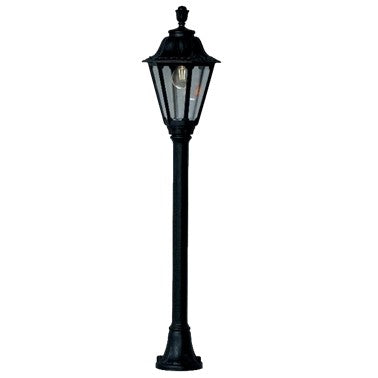 Fumangali MIZAR RUT Classic Garden Bollard Lights E27 Black/White Made in Italy