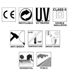 Fumangali ELISA 800 WITH LAMP Led Garden Bollard Lights 10w Black Made in Italy