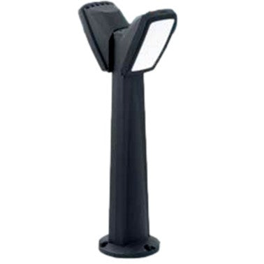 Fumangali PINELA 2Lx Led Garden Bollard Lights E27 Black Made in Italy