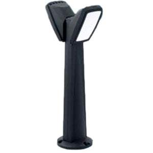 Fumangali PINELA 2Lx Led Garden Bollard Lights E27 Black Made in Italy