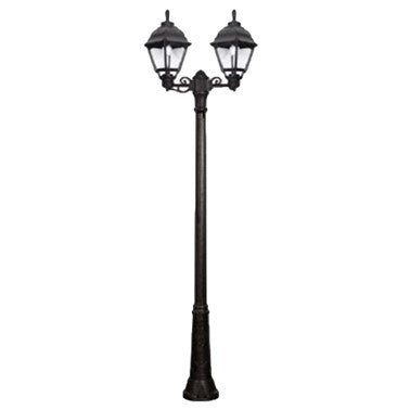 Fumangali RICU BISSO CEFA 2L Classic Pole Light with Pole E27 Black/White Made in Italy