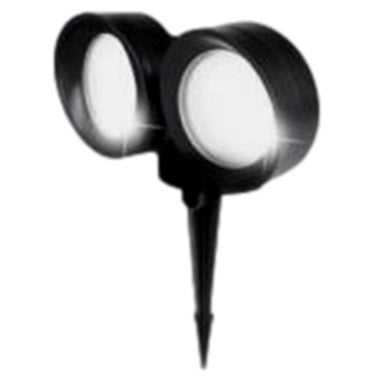 Fumangali TOMMY EL - SPIKE 2 WALL 2L Garden Spike Lights 2x10w Black Made in Italy