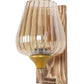 G20 Brown Wood Wall Light | G-020-1W | Included Bulb | Eliante by Jainsons Lights