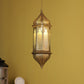 Gold Wall Light White Glass GADA-8 GLASS-HL
